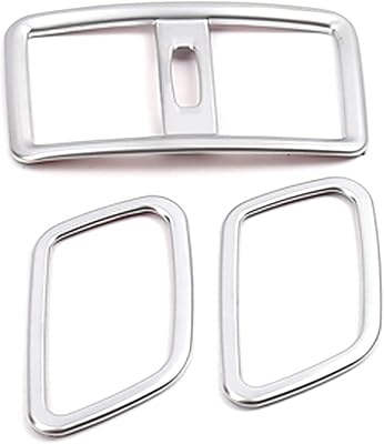 Fibre de carbone/plastique abs style voiture climatisation sortie cadre garniture intérieur accessoires