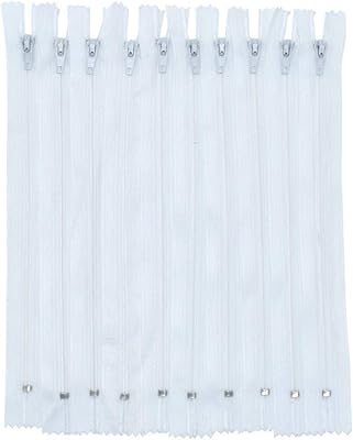 100 pièces de fermetures à glissière en nylon de 9 pouces pour travaux