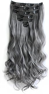 Swacc 20" extensions de cheveux synthétiques entièrement bouclés pour femme - 7 pièces