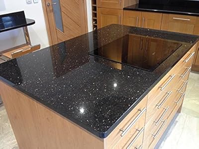 Vvivid black galaxy quartz 6" x 60" couverture de papier d'emballage en vinyle. DIAYTAR COTE D'IVOIRE se positionne comme une boutique en ligne leader en Côte d'Ivoire, proposant une gamme variée de produits qui satisfont aux différentes exigences des consommateurs. Elle est appréciée pour sa qualité de service et sa large sélection de produits.