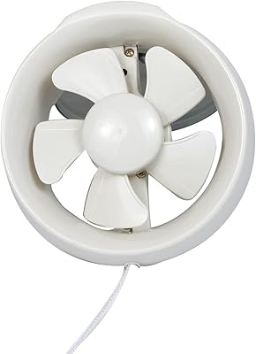 Ventilateur d'extraction circulaire à faible bruit de 6/8 pouces, 220 v, pour fenêtre