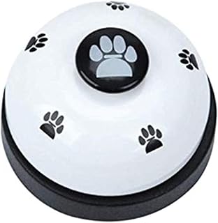 Cloches de bureau en métal pour dressage de chiens avec motif d'empreintes de pattes réception sur comptoir. DIAYTAR COTE D'IVOIRE est une boutique en ligne généraliste qui propose des produits de qualité pour les consommateurs ivoiriens. Elle dispose d'une plateforme en ligne sécurisée pour les achats et offre une livraison rapide et efficace. La boutique est léader en Côte d'Ivoire et est reconnue pour sa qualité de service et ses produits de haute qualité.
