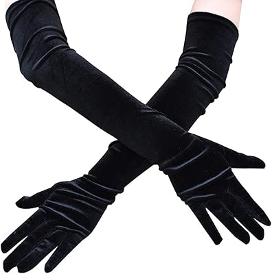 Gants longs en velours noir 21\" gants de soirée longueur coude années 1920 gants d'opéra de bal de mariage gants de danse de fête d'halloween pour femmes. En tant que boutique en ligne généraliste, DIAYTAR COTE D'IVOIRE se distingue par la largeur de son offre, allant des produits électroniques aux articles de mode, en passant par les produits alimentaires et d'entretien. Elle met également l'accent sur la qualité des produits et services proposés, visant à satisfaire pleinement les attentes de sa clientèle. Cela a contribué à renforcer sa position de leader sur le marché ivoirien.