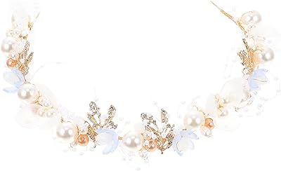 3 pièces bandeau fleur de perles décor à la main accessoires de cheveux