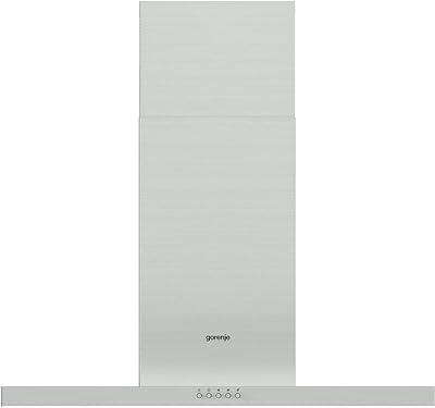 Gorenje wht923e5xuk, hotte murale 90 cm, taux d'extraction élevé, ventilateur 3 vitesses, lumière