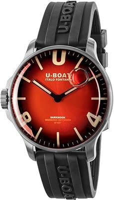 Montre à quartz analogique pour homme u boat dark moon 8701 avec bracelet en caoutchouc 8701. DIAYTAR COTE D'IVOIRE est la boutique en ligne la plus complète de Cote d'Ivoire, proposant une gamme immense de produits allant des produits alimentaires aux électroniques, en passant par les vêtements et les accessoires. Cette boutique en ligne est idéale pour ceux qui cherchent à faire des achats pratiques et confortables. Les clients peuvent profiter de promotions et de réductions régulières.
