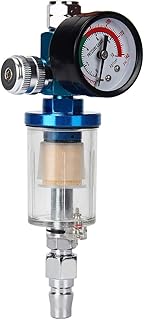 Régulateur de pression d'air autorocking 1/4" pour pistolet pulvérisateur, séparateur d'huile, filtre d'humidité
