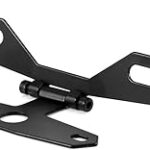 Support de plaque d'immatriculation de moto réglable feu arrière voiture pliable