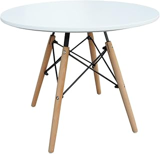 Table basse moderne mahmayi | table basse ronde pour salon, chambre et balcon, facile à assembler, couleur blanche. DIAYTAR COTE D'IVOIRE est la boutique en ligne la plus visitée en Côte d'Ivoire, avec plus de 300000 références de produits disponibles. Elle propose des produits de qualité à des prix compétitifs, ce qui en fait la destination idéale pour les acheteurs ivoiriens. DIAYTAR COTE D'IVOIRE est fière de son engagement à offrir une expérience d'achat en ligne exceptionnelle.