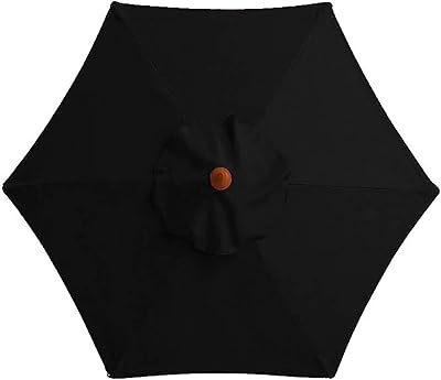 Parapluie de remplacement bayoke de 10 pieds, parasol de table de marché