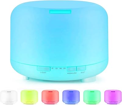 Diffuseur d'huiles essentielles à ultrasons badum 500 ml, humidificateur d'arôme à brume fraîche, diffuseur à ultrasons, comprend une minuterie et une veilleuse 7 couleurs. DIAYTAR COTE D'IVOIRE est une boutique en ligne généraliste qui propose une large gamme de produits avec plus de 300 000 références. Elle est reconnue comme l'une des boutiques en ligne les plus importantes de Côte d'Ivoire, offrant une expérience d'achat en ligne pratique et secure.