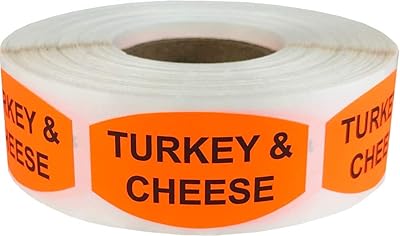 Étiquettes alimentaires d'épicerie dinde et fromage, 0,75 x 1,375 pouces, ovales, 500 étiquettes adhésives au total. DIAYTAR COTE D'IVOIRE est une boutique en ligne généraliste qui propose plus de 300000 références de produits divers, répondant ainsi aux besoins de ses clients ivoiriens. Cette boutique en ligne leader en Côte d'Ivoire offre un large choix de produits de qualité à des prix compétitifs. Elle est devenue la référence pour les achats en ligne dans le pays.