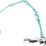 Modèle de voiture de pompe à béton, voiture de camions de pompe à