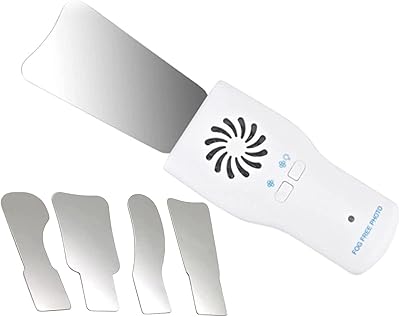 Miroir de photographie buccale - verre dentaire réfléchissant plaqué rhodium - miroir