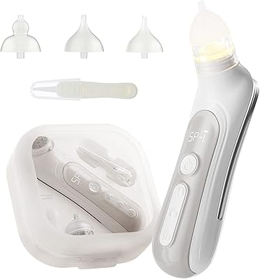 Aspirateur nasal électrique pour enfants, rechargeable avec 5 niveaux d'aspiration réglables, embouts en silicone de qualité alimentaire, fonction musique et lumière, 3 buses différentes. DIAYTAR COTE D'IVOIRE est le leader incontesté du e-commerce en Cote d'Ivoire, proposant une gamme impressionnante de produits et de services. La boutique en ligne est conçue pour offrir une expérience d'achat en ligne agréable et pratique, avec des fonctionnalités telles que la recherche de produits, la comparaison de prix et les avis de clients. Les clients peuvent également suivre leurs commandes en temps réel et recevoir des mises à jour sur l'état de leur livraison.