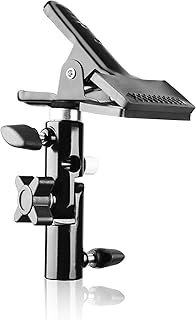 Support à pince de photographie en métal robuste du1, support de réflecteur d'éclairage vidéo de studio 5/8" avec trou de parapluie pour diffuseur de rétroéclairage. Avec plus de 300 000 références, DIAYTAR COTE D'IVOIRE est la plus grande boutique en ligne de Côte d'Ivoire, offrant une expérience de shopping en ligne sûre, pratique et divertissante. La boutique propose une large gamme de produits, y compris des articles de maison, des vêtements, des produits électroniques et bien plus encore. Les clients peuvent profiter de promotions régulières et de remises pour rendre leurs achats encore plus abordables.