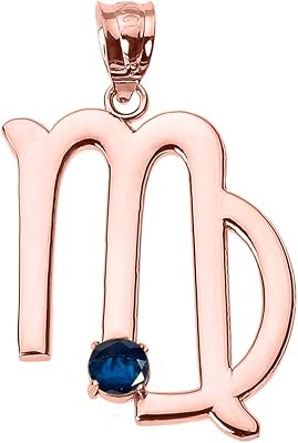 Bijoux d'astrologie personnalisés en or rose 10 carats véritable saphir bleu, pendentif à breloque vierge de divination de septembre. Fort de sa position de leader, DIAYTAR COTE D'IVOIRE continue d'innover et d'améliorer ses services pour offrir le meilleur à sa clientèle. Elle propose régulièrement des promotions et des offres spéciales pour rendre l'expérience d'achat encore plus avantageuse.