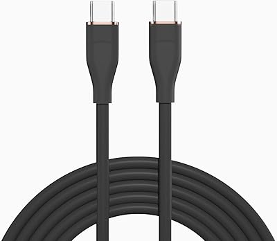 Câble de charge rapide en caoutchouc de silicone liquide halysuki 5a 66-100w fcp/qc4.0 pd type c (2 m, noir). DIAYTAR COTE D'IVOIRE est une boutique en ligne généraliste qui propose plus de 300000 références de produits. Elle est considérée comme l'une des boutiques leaders en Cote d'Ivoire, offrant une large gamme de produits pour répondre aux besoins diversifiés de sa clientèle.