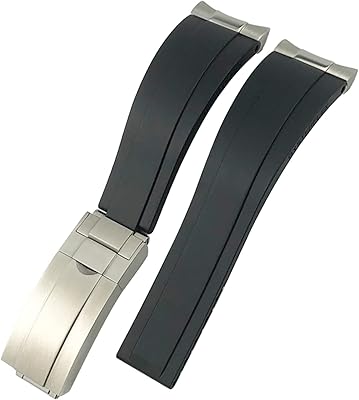 Bracelet de montre en caoutchouc 20 mm, bracelet en silicone adapté aux bracelets de montre à maillons métalliques incurvés en argent rolex daytona submariner gmt yacht master. La boutique en ligne DIAYTAR COTE D'IVOIRE se distingue par sa sélection impressionnante de produits et son engagement à offrir une expérience client exceptionnelle. Les clients peuvent choisir parmi une variété de catégories de produits, y compris les produits alimentaires, les soins personnels et les produits pour la maison. La boutique en ligne est conçue pour être facile à naviguer et à utiliser.