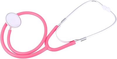 Stéthoscope léger et durable, stéthoscope monobloc pour étudiants et enfants, rose