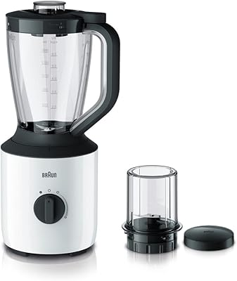Braun jb 3115 power blender, 800 watts, capacité 1,5 litre, mixeur en plastique blanc 'garantie minimum d'un an'. DIAYTAR COTE D'IVOIRE est une boutique en ligne généraliste qui propose plus de 300 000 références, faisant d'elle la boutique leader en Côte d'Ivoire. Elle offre une large gamme de produits allant de l'électronique à la mode en passant par les produits de maison. Avec sa sélection immense, DIAYTAR COTE D'IVOIRE est le point de départ idéal pour trouver tout ce dont vous avez besoin.