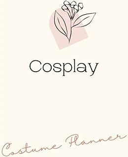 Planificateur de costumes de cosplay : carnet de suivi pour les costumes