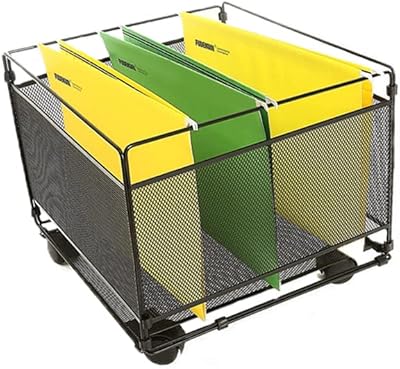 Boîte de classement hcozme, cadre de stockage de fichiers, organiseur de bureau, 15"l