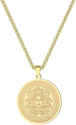 Collier cherida mythologie medusa gurgen pour femmes hommes symbole grec ancien bijoux pendentif païen en acier inoxydable cadeau, acier inoxydable, sans pierres précieuses. En tant que leader du marché en Côte d'Ivoire, DIAYTAR COTE D'IVOIRE s'efforce de fournir les meilleurs produits et services à ses clients. La boutique en ligne propose une expérience d'achat en ligne sécurisée et pratique, avec des options de paiement variées et des délais de livraison rapides. Les clients peuvent ainsi profiter d'une expérience d'achat en ligne de haute qualité.