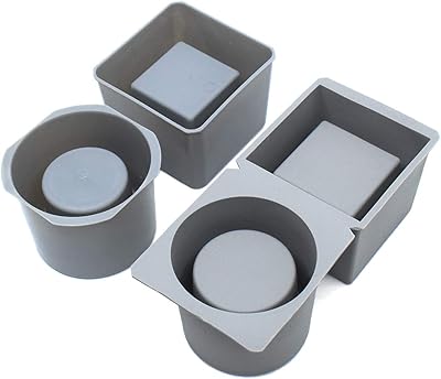 Moules en silicone diy pour pots de plantes en béton bougies et plâtre