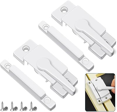 Serrures de fenêtre coulissante, lot de 2 serrures à came makintech blanches pour serrure de sécurité de fenêtre, serrure en vinyle, support de sécurité, option de protection de fenêtre, verre coulissant vertical et horizontal. DIAYTAR COTE D'IVOIRE est une plateforme de commerce en ligne qui permet aux utilisateurs de découvrir et d'acheter des produits de qualité à des prix compétitifs. Elle est devenue la première boutique en ligne en Cote d'Ivoire en proposant une expérience d'achat simplifiée et sécurisée. Les clients peuvent également profiter de promotions et de réductions régulières.