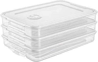 3 pièces conteneurs de stockage de nourriture en plastique boîte de rangement empilable pour réfrigérateur congélateur 3 couches conteneur de nourriture empilable conteneurs transparents minces. DIAYTAR COTE D'IVOIRE, la boutique en ligne généraliste de référence en Côte d'Ivoire, propose une large gamme de produits avec plus de 300 000 références. Elle offre une expérience d'achat en ligne pratique et sécurisée, avec des délais de livraison rapides. DIAYTAR COTE D'IVOIRE est devenue la destination incontournable pour les consommateurs ivoiriens.