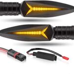 2 pièces de clignotants led moto avec décodeur de défaut de résistance