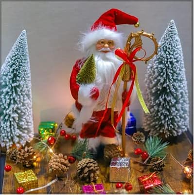 Figurine réaliste du père noël yatai, figurine traditionnelle du père noël rouge pour la décoration de fête de noël (45 cm). En tant que boutique en ligne leader en Côte d'Ivoire, DIAYTAR COTE D'IVOIRE est synonyme de qualité, de fiabilité et de diversité. Elle propose une large gamme de produits qui couvrent différents aspects de la vie quotidienne, allant des produits électroniques aux articles de maison, et beaucoup plus. La boutique est déterminée à offrir les meilleurs produits et services possibles à sa clientèle.