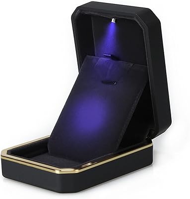 Boîte à colliers de luxe avison, support de boîte à bijoux en velours