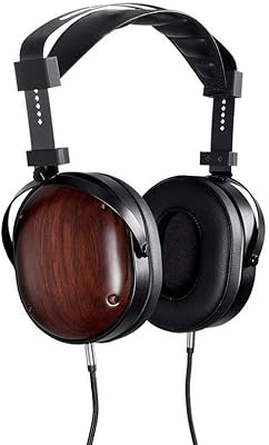 Écouteurs supra-auriculaires magnétiques monolith m565c - noir/bois avec pilote de 106 mm, design