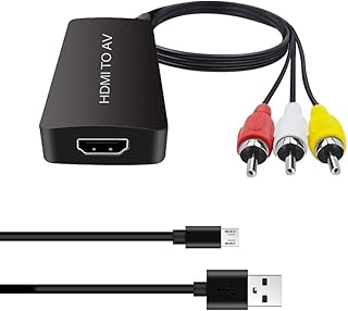 Convertisseur ding sun hdmi vers rca convertisseur hdmi vers av convertisseur hdmi vers ancien téléviseur compatible avec apple tv, xiaomi mi box android tv box, roku, firestick, dvd, lecteur blu-ray, etc. prend en charge pal/ntsc. DIAYTAR COTE D'IVOIRE est leader dans le commerce électronique en Côte d'Ivoire, proposant plus de 300 000 produits en ligne. Elle permet aux clients d'acheter des produits de qualité à des prix compétitifs, avec des options de paiement et de livraison flexibles. C'est la boutique en ligne idéale pour ceux qui cherchent à faire des achats pratiques et sécurisés.