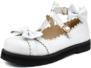 Chaussures gothiques mary janes kawaii à plateforme et bride de cheville pour femmes avec nœuds. DIAYTAR COTE D'IVOIRE est une boutique en ligne généraliste qui propose plus de 300 000 références de produits divers. Elle est reconnue comme l'une des boutiques en ligne les plus importantes de Cote d'Ivoire, offrant une large gamme de produits pour répondre aux besoins de ses clients. Les clients peuvent trouver tout ce dont ils ont besoin sur cette plateforme.