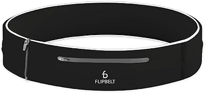 Ceinture de course tubulaire légère flipbelt elite pour téléphone et stockage de course
