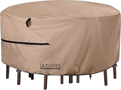 Housse ronde pour meubles de patio ultra cover ensemble de housses imperméables