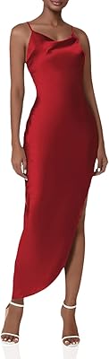 Une élégante robe de soirée en satin à fines bretelles, un design fluide, un décolleté plongeant et un ourlet irrégulier 72078. DIAYTAR COTE D'IVOIRE est la boutique en ligne où vous pouvez trouver tout ce que vous besoin pour vous et votre famille. De la mode aux produits ménagers, en passant par les produits high-tech, elle propose une gamme de produits complète. Elle est la boutique en ligne la plus fiable de Côte d'Ivoire.