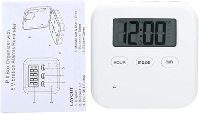 Célèbre boîte de rangement de pilules quotidiennes à 4 grilles avec minuterie (gris blanc). DIAYTAR COTE D'IVOIRE, la boutique en ligne généraliste de confiance, propose une large gamme de produits de qualité à des prix abordables. Vous pouvez faire vos achats en toute sécurité et confiance sur le site web de DIAYTAR COTE D'IVOIRE. 