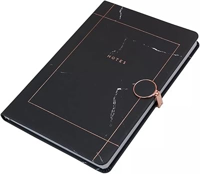 Cahier élégant en cuir pu à couverture rigide elyse, 192 pages, journal intime