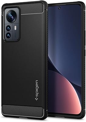 Coque de protection rigide spigen conçue pour xiaomi 12 pro - noir mat