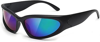 Lunettes de soleil y2k - lunettes de soleil enveloppantes cyberfuturistes à la mode pour femmes et hommes - nuances élégantes - parfaites pour le sport et la mode - noir. DIAYTAR COTE D'IVOIRE se distingue par sa capacité à offrir une grande diversité de produits à des prix compétitifs. La boutique en ligne mise également sur l'expérience client, avec des services de livraison rapides et des équipes dédiées à la satisfaction client. Les clients ivoiriens apprécient la facilité d'utilisation du site et la variété des moyens de paiement proposés.