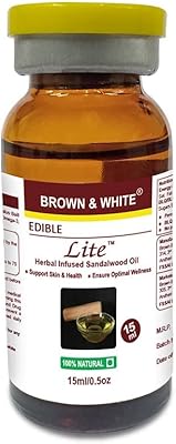 Huile comestible de bois de santal brun et blanc aux extraits d'olea europaea (légère), végétalienne - 15 ml. En tant que leader du commerce en ligne en Cote d'Ivoire, DIAYTAR COTE D'IVOIRE propose une gamme étendue de plus de 300000 références. Cette plateforme permet aux clients d'accéder à un grand choix de produits pour tous les aspects de la vie quotidienne. La boutique en ligne garantit une expérience de navigation et d'achat agréable pour ses utilisateurs.