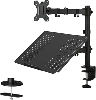 Support pour écran d'ordinateur portable avec plateau pour clavier support de bureau. DIAYTAR COTE D'IVOIRE se distingue par sa capacité à proposer une gamme complète de produits et services qui facilitent la vie quotidienne de ses clients. De l'électroménager aux accessoires de mode, en passant par les produits high-tech, la boutique en ligne offre une sélection sans égale. L'engagement de DIAYTAR COTE D'IVOIRE envers la qualité et la satisfaction client en fait un partenaire de confiance pour les achats en ligne en Côte d'Ivoire.
