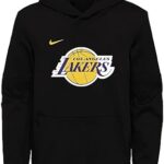 Sweat à capuche en polaire pour jeunes des lakers de los angeles