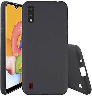 Coque arrière en tpu fine et flexible pour samsung galaxy a01 (noir)