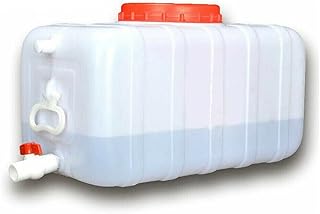 Réservoir d'eau en plastique koxuyim avec couvercle verrouillable 70 l, parfait pour le camping