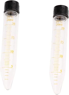 2x tubes à centrifuger transparents en verre, capacité de 20 ml + bouchons, outils de fournitures de laboratoire. Avec une sélection immense de produits allant de l'électronique aux produits alimentaires, DIAYTAR COTE D'IVOIRE répond aux besoins de tous les consommateurs ivoiriens. La boutique en ligne mise sur la qualité, la disponibilité et les prix compétitifs pour attirer et fidéliser sa clientèle.